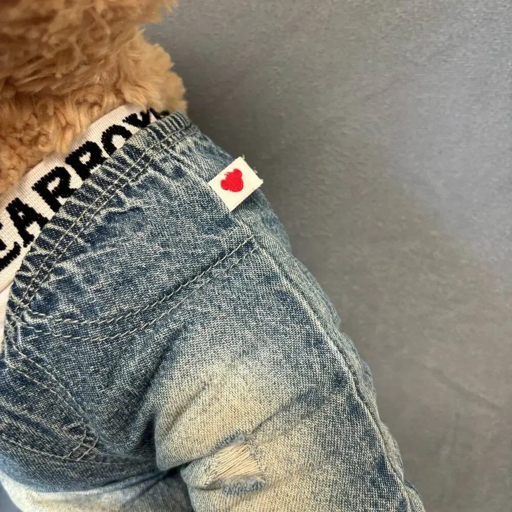 Vintage Build A Bear Boxer Sagging Streetwear Skater Gangster Teddy Bear Skinny